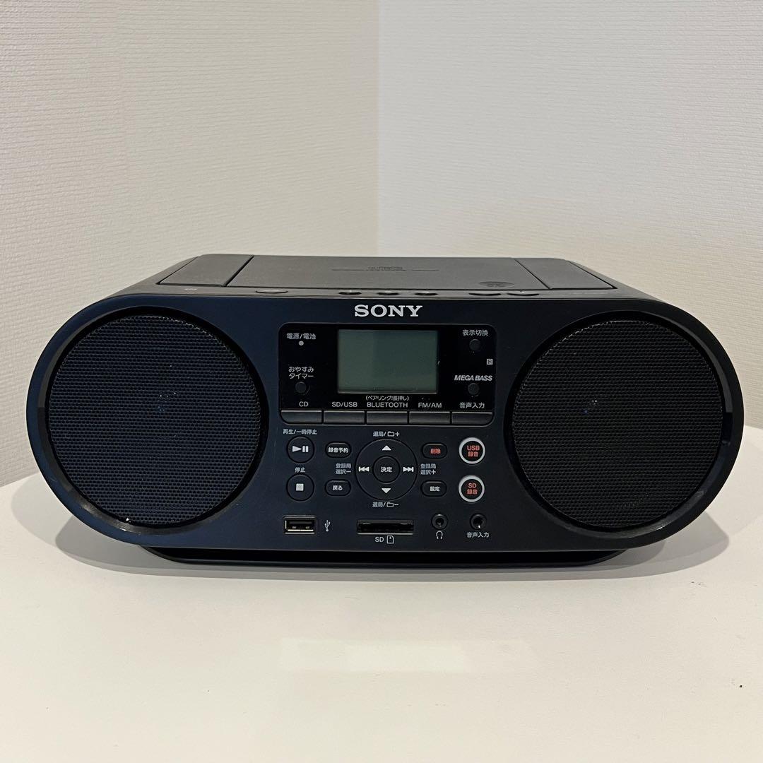 【SONY】 ソニー ZS-RS81BT  Bluetooth ラジカセ 黒