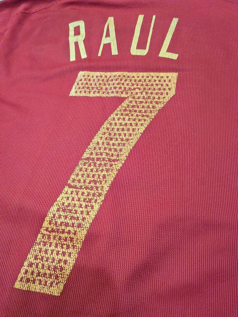 ヴィンテージユニフォームスペイン代表 No.7ラウール選手用