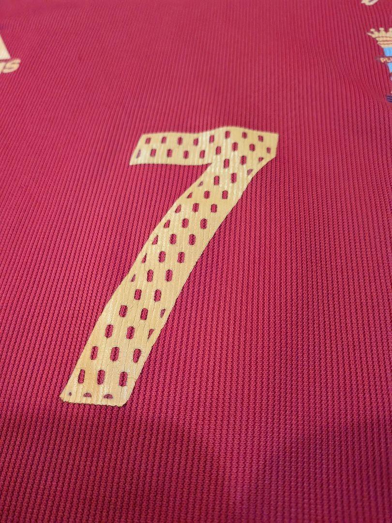 ヴィンテージユニフォームスペイン代表 No.7ラウール選手用