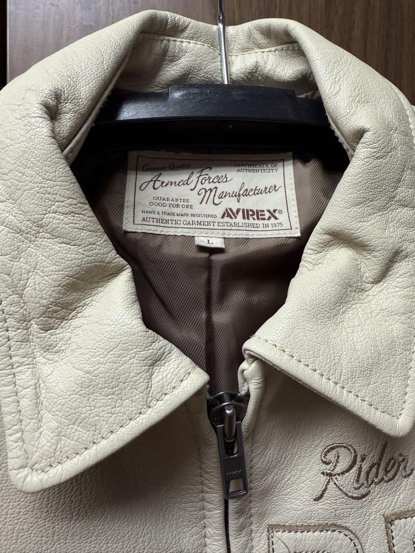 【美品】AVIREX 1975 MOTOR CYCLE レザージャケット