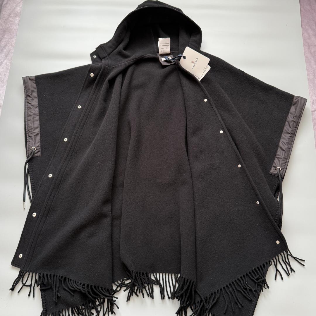 4時間限定⚠️未使用 MONCLER　モンクレール　ポンチョ　コート　フリンジ