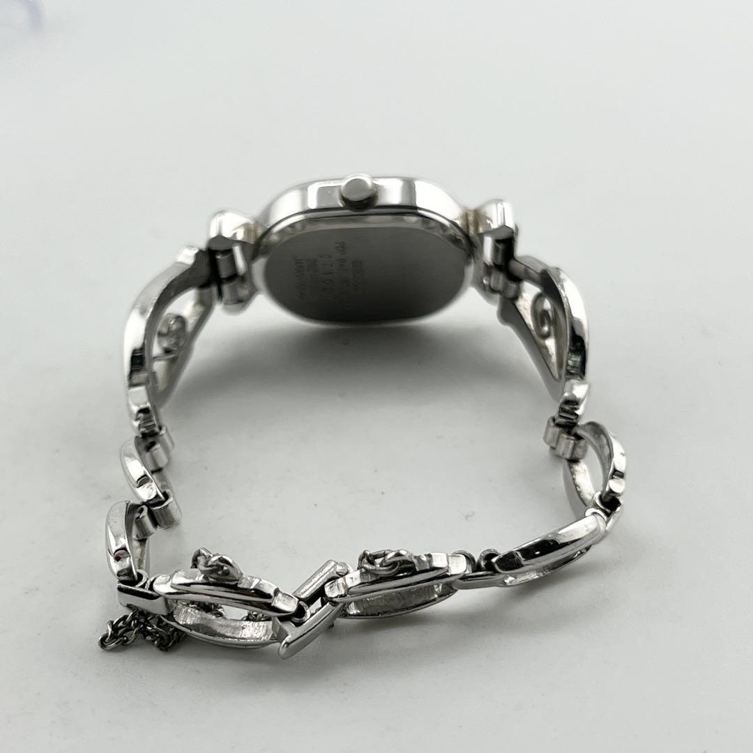 【稼働】SEIKO クオーツ 2621-5230 シルバー レディース