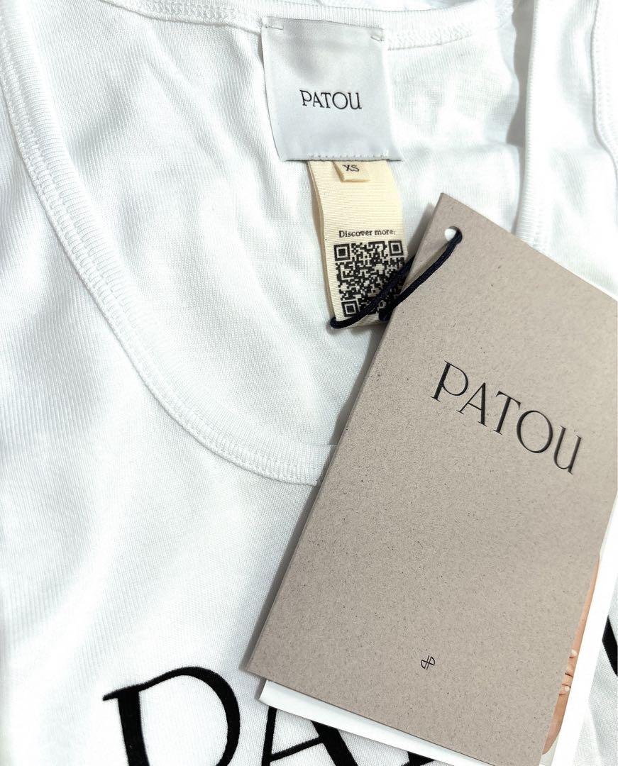 【日本製】 PATOU タンクトップ ホワイト XS トップス