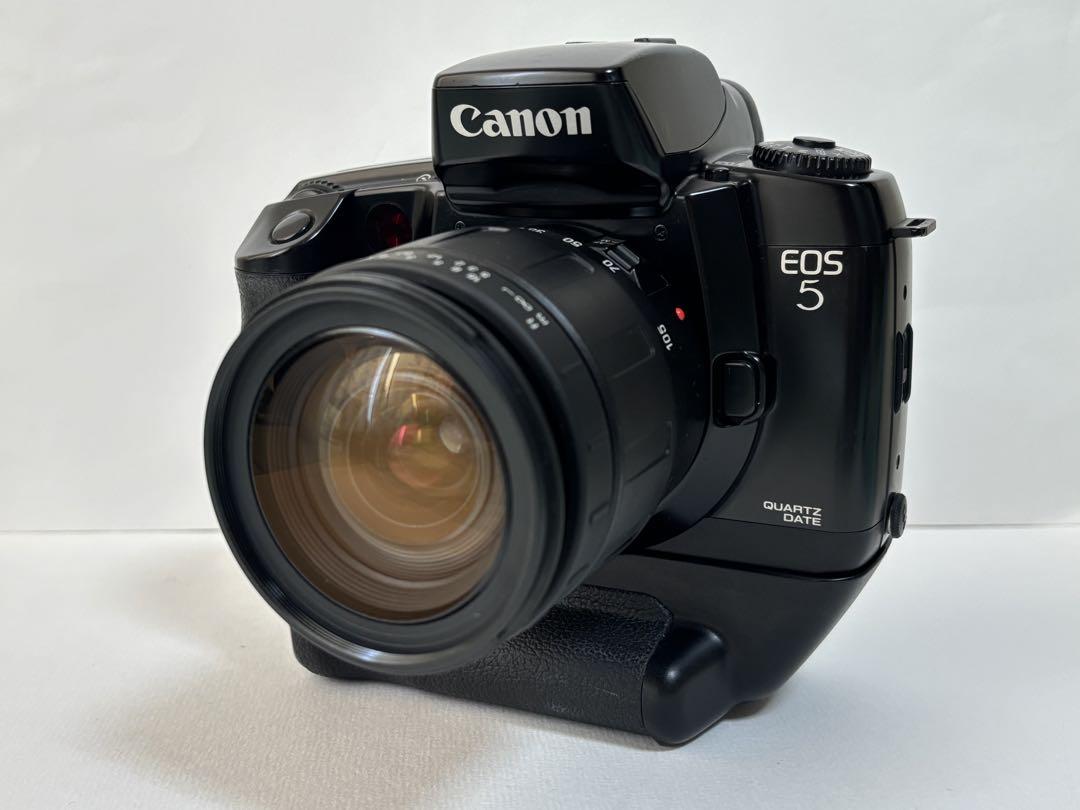 フィルム一眼レフ Canon EOS5 QD VG10 28-105mm付き