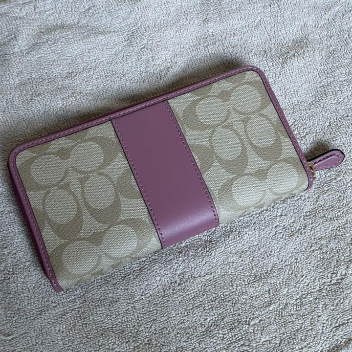 N*N様 [新品未使用]COACH コーチ 財布 長財布 CW715 カラー：グ COACH コーチ 財布 レディース 長財布 花柄 ラウンドファスナー