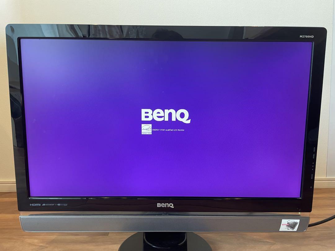 セール【美品】BENQ27インチモニターM2700HD⭐︎スピーカー内蔵リモコン付