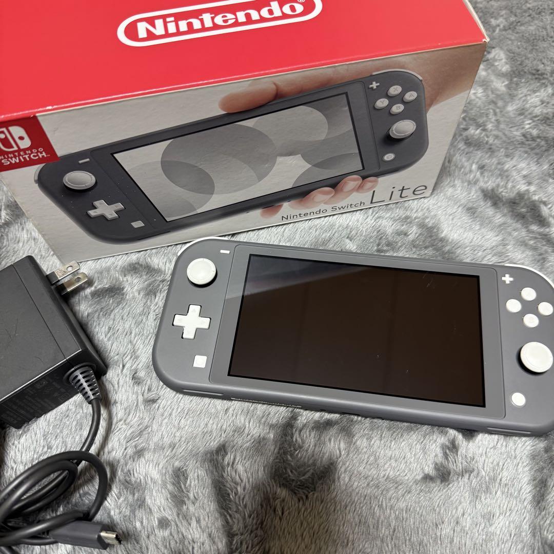 Nintendo Switch Lite グレー 本体 ACアダプター付き