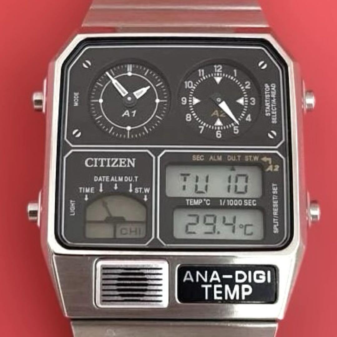 CITIZEN アナデジテンプ JG2101-78E/8989-S116864 - メルカリ