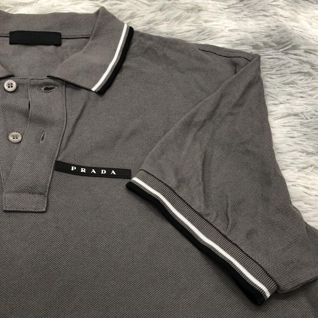 PRADA プラダ メンズポロシャツ　美品　XL