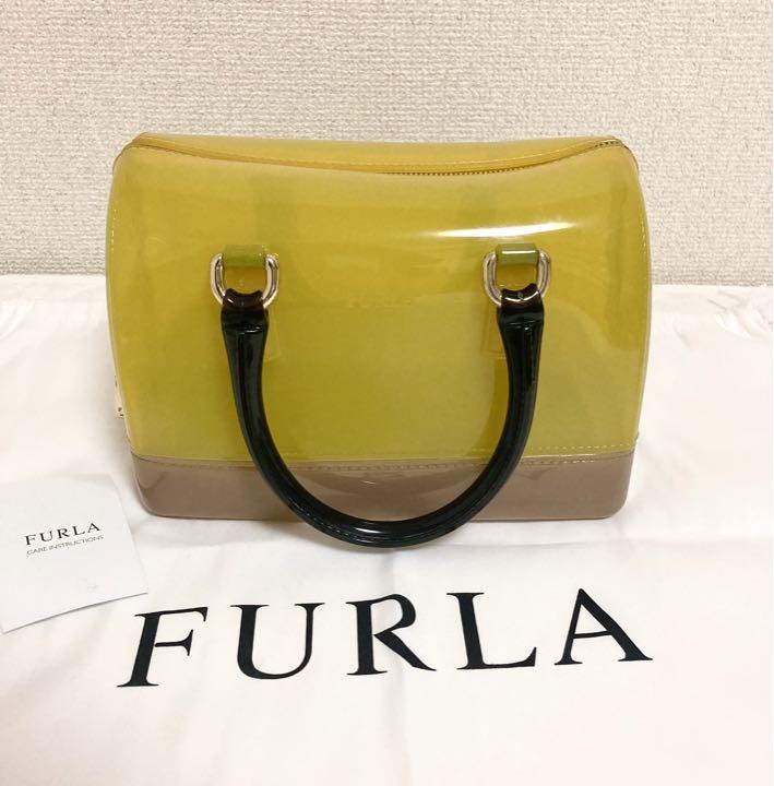 【オープニング 大放出セール】 キャンディ フルラ FURLA バッグ メルカリ - イエロー バッグ