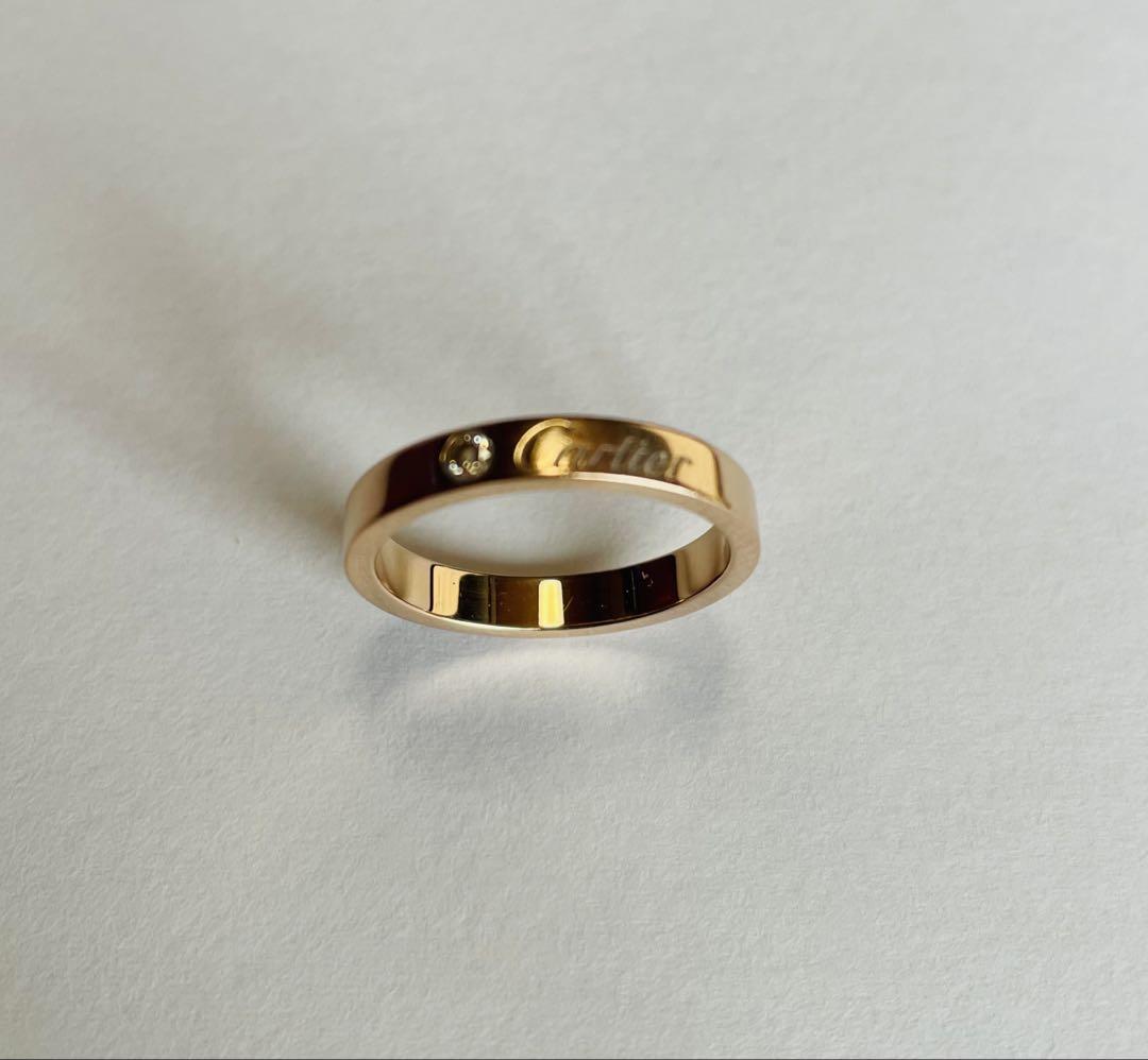 Cartier Cドゥカルティエ ピンクゴールドリング 箱・証明書付き