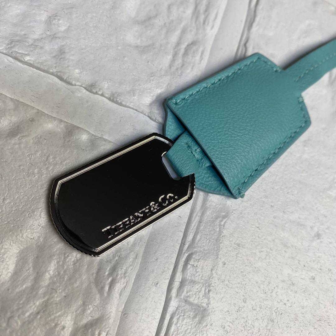 未使用級/美品】Tiffany ティファニー バッグチャーム レザー 未使用級/美品】Tiffany ティファニー バッグチャーム レザー