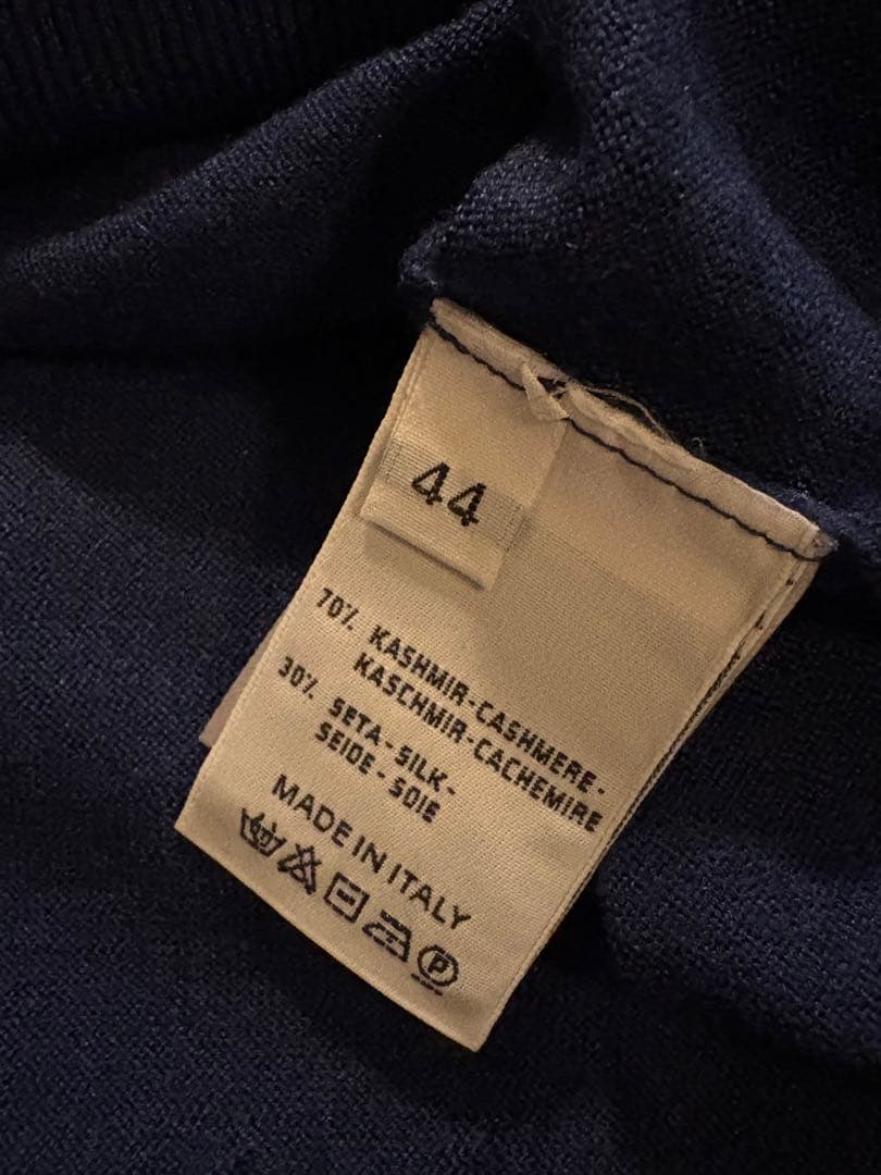 cruciani クルチアーニ シルク カシミア ネイビー 44 cruciani クルチアーニ シルク カシミア ネイビー 44