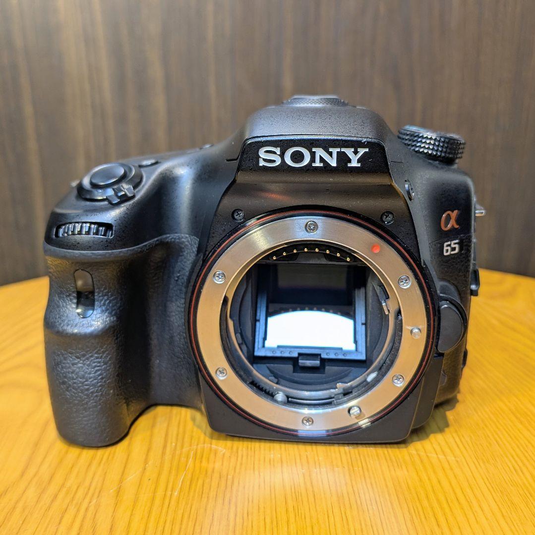 人気カラーの α65 SONY ソニー 18-135mm 中古 カメラ 一眼レフ レンズセット デジタルカメラ
