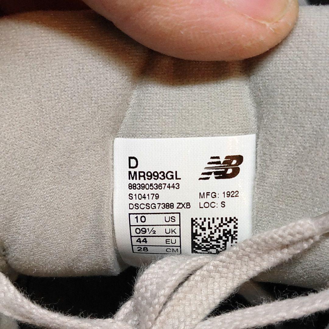 2022 New Balance MR993 USA 28 US10 試着程度 7cRMU-m37871493685 SALE新作
