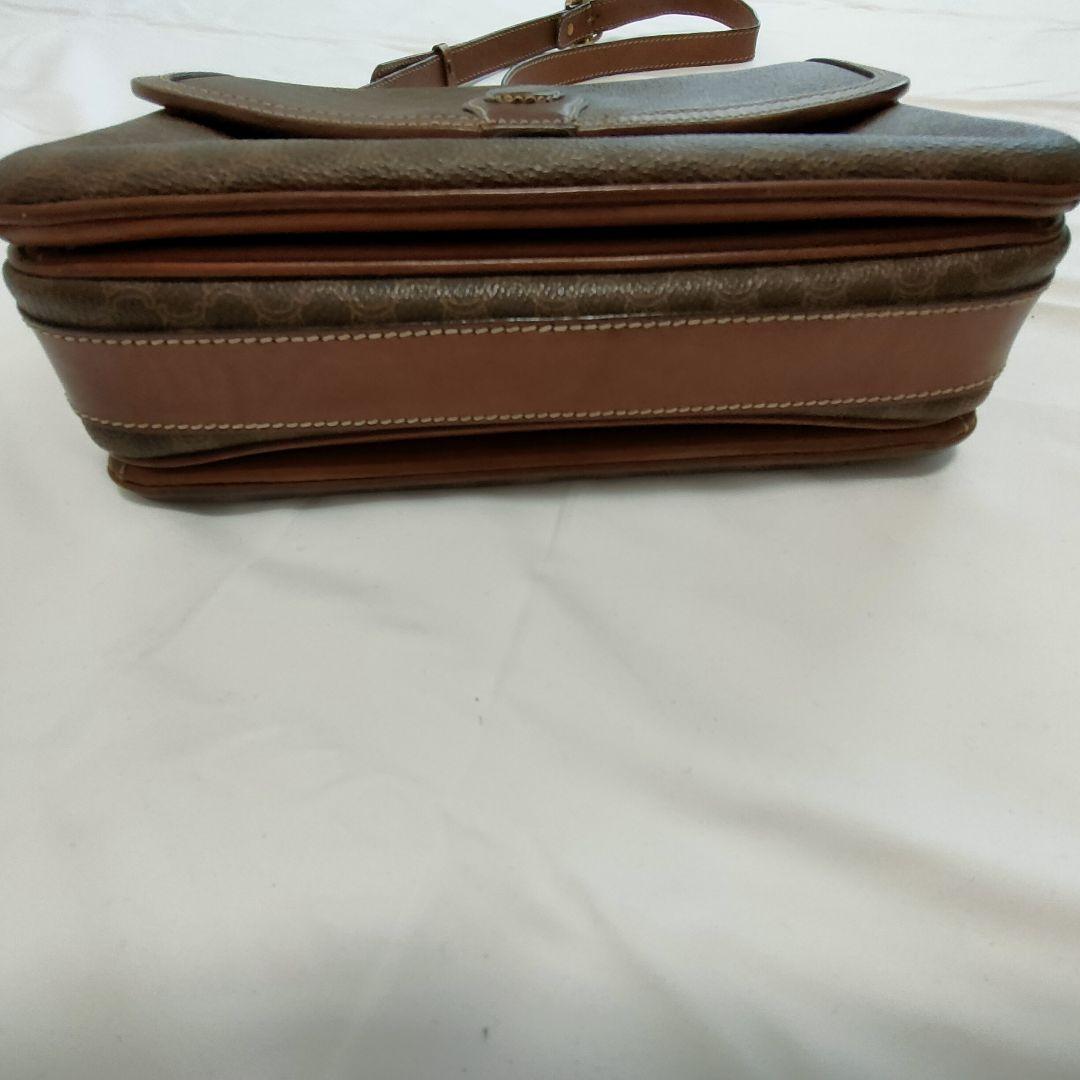 爆買いお得 美品✨CELINE マカダム柄 ショルダーバッグ pvP9n-m37871843812 オールドセリーヌ PVC 超激得100%新品