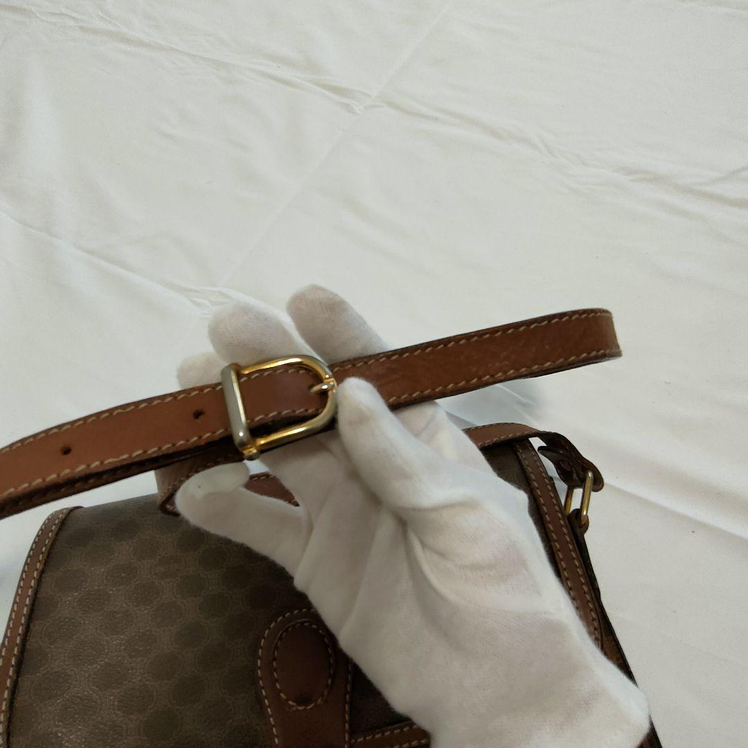 爆買いお得 美品✨CELINE マカダム柄 ショルダーバッグ pvP9n-m37871843812 オールドセリーヌ PVC 超激得100%新品