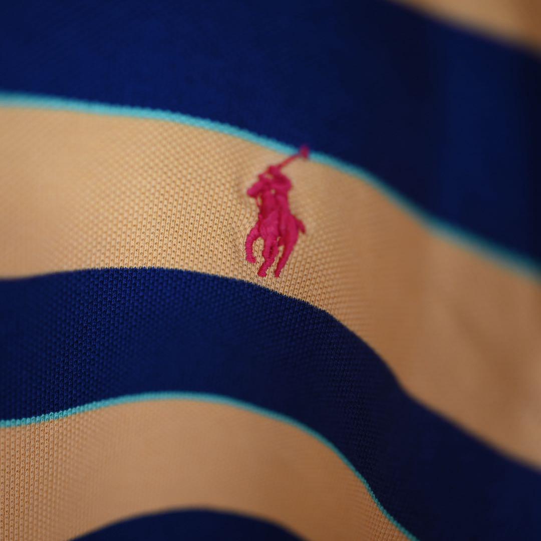 Polo by Ralph Lauren ストライプ ポロシャツ Lサイズ