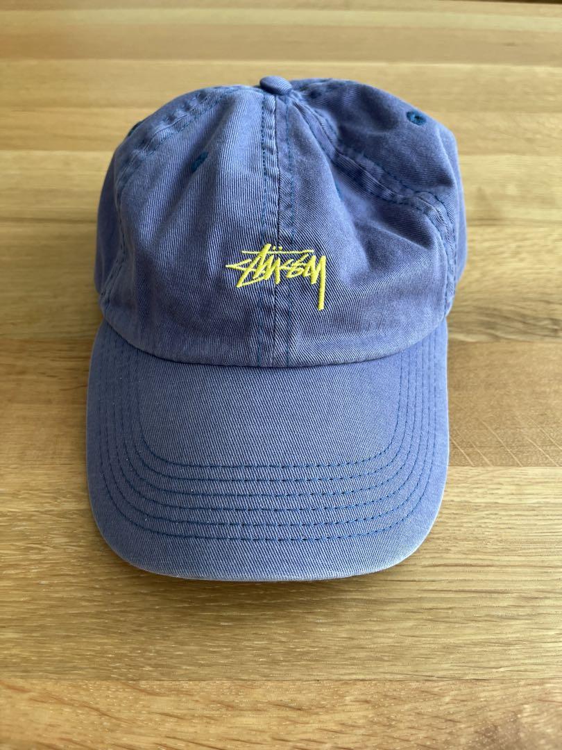 Stussy キャップ ブルー - メルカリ