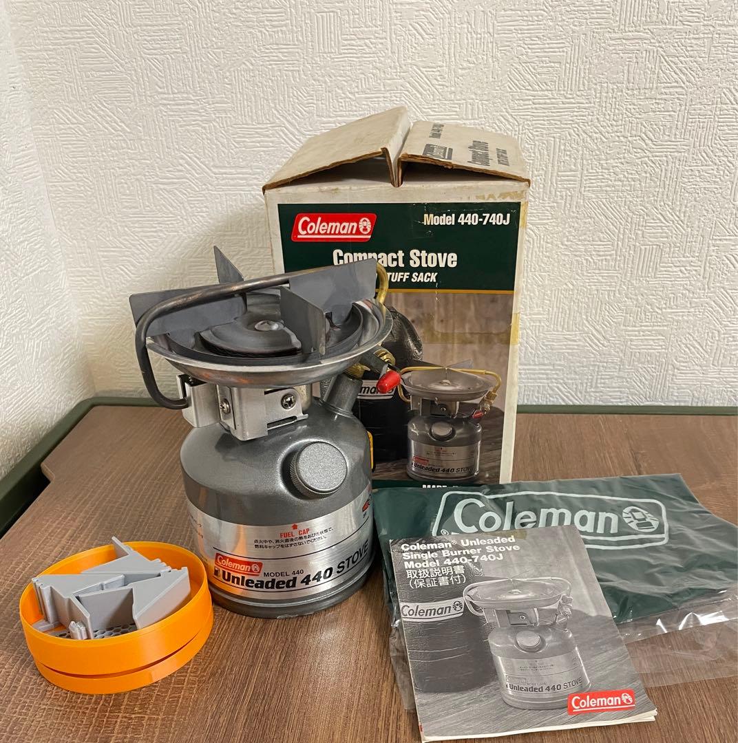 コールマン アンレデット　440　コンパクト　ストーブ　 燃焼確認済　コンロ コールマン アンレデット440コンパクトストーブ 燃焼確認済コンロ