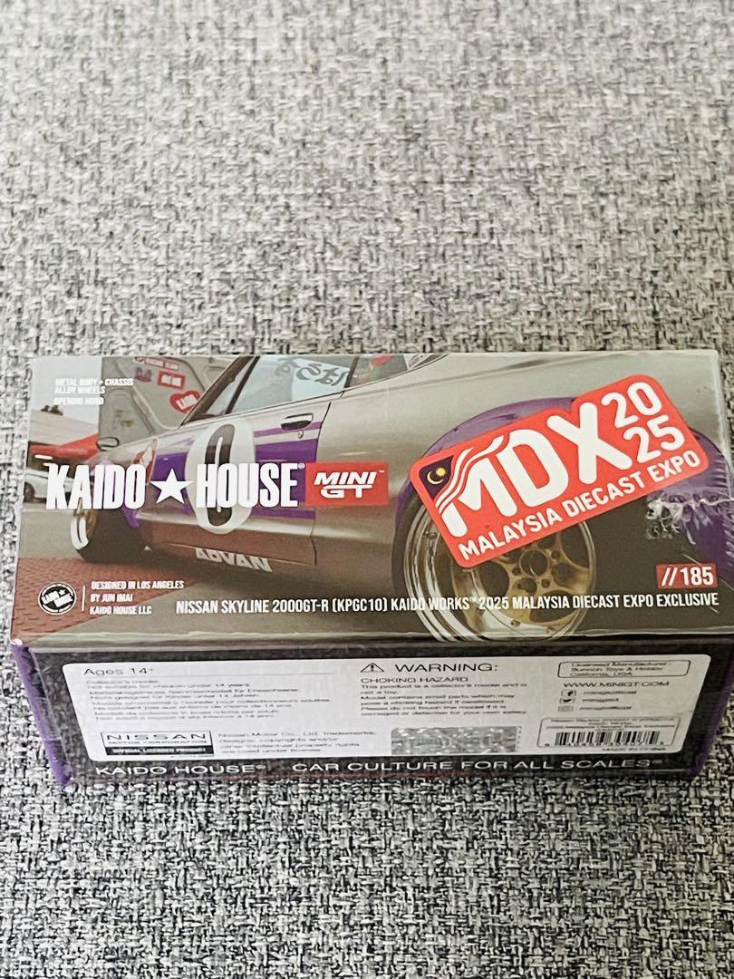 Kaido House MDX 2025 Hako KPGC10 2000GT-R HAKOSUKA Malaysia