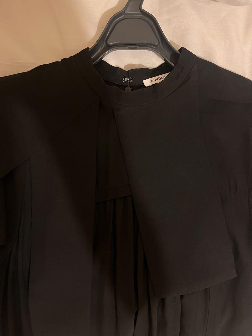 ワンピース enfold 2024aw aline hidden arm onepiece