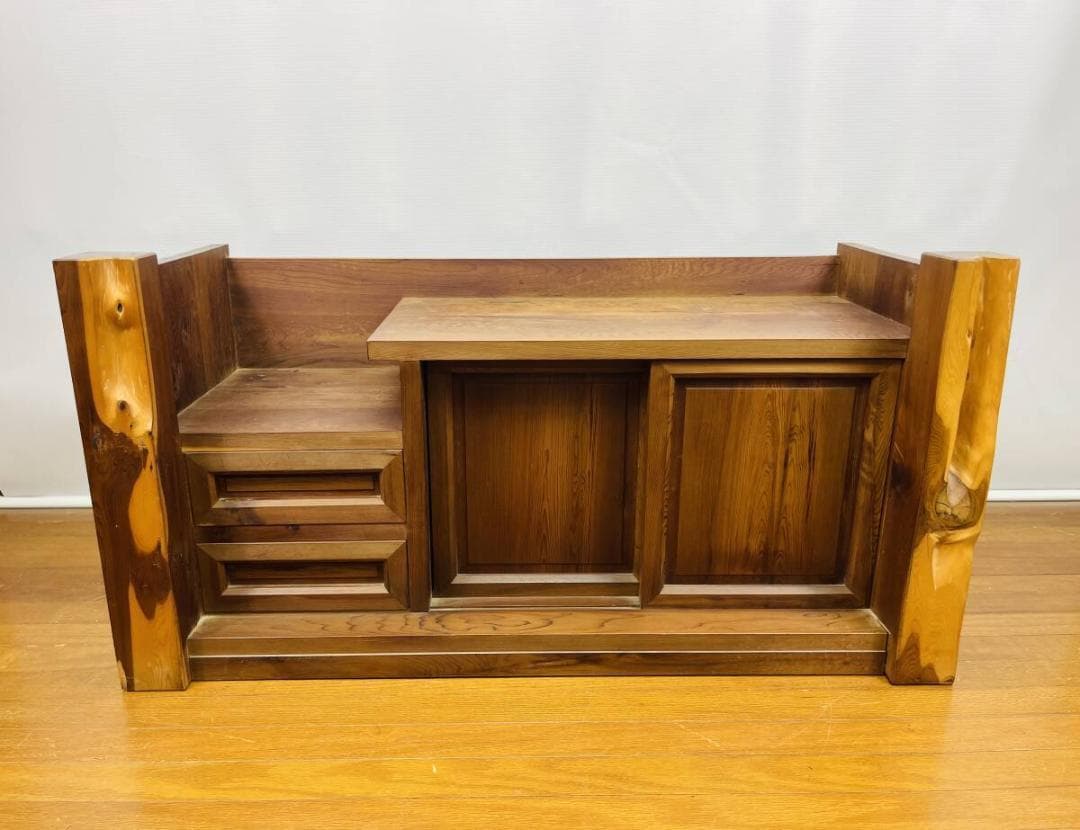 【ヴィンテージ】置き床間 無垢材 民芸家具