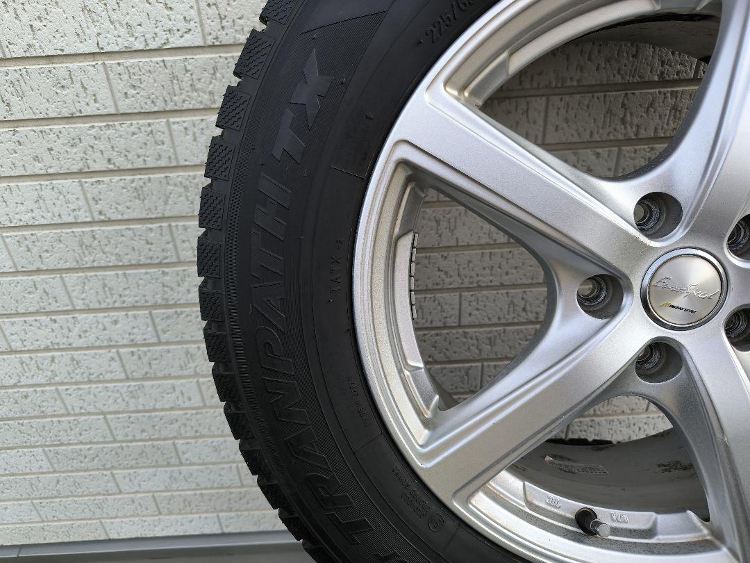 トランパスTX 225/65R17 スタッドレスタイヤ・ホイールセット2024製