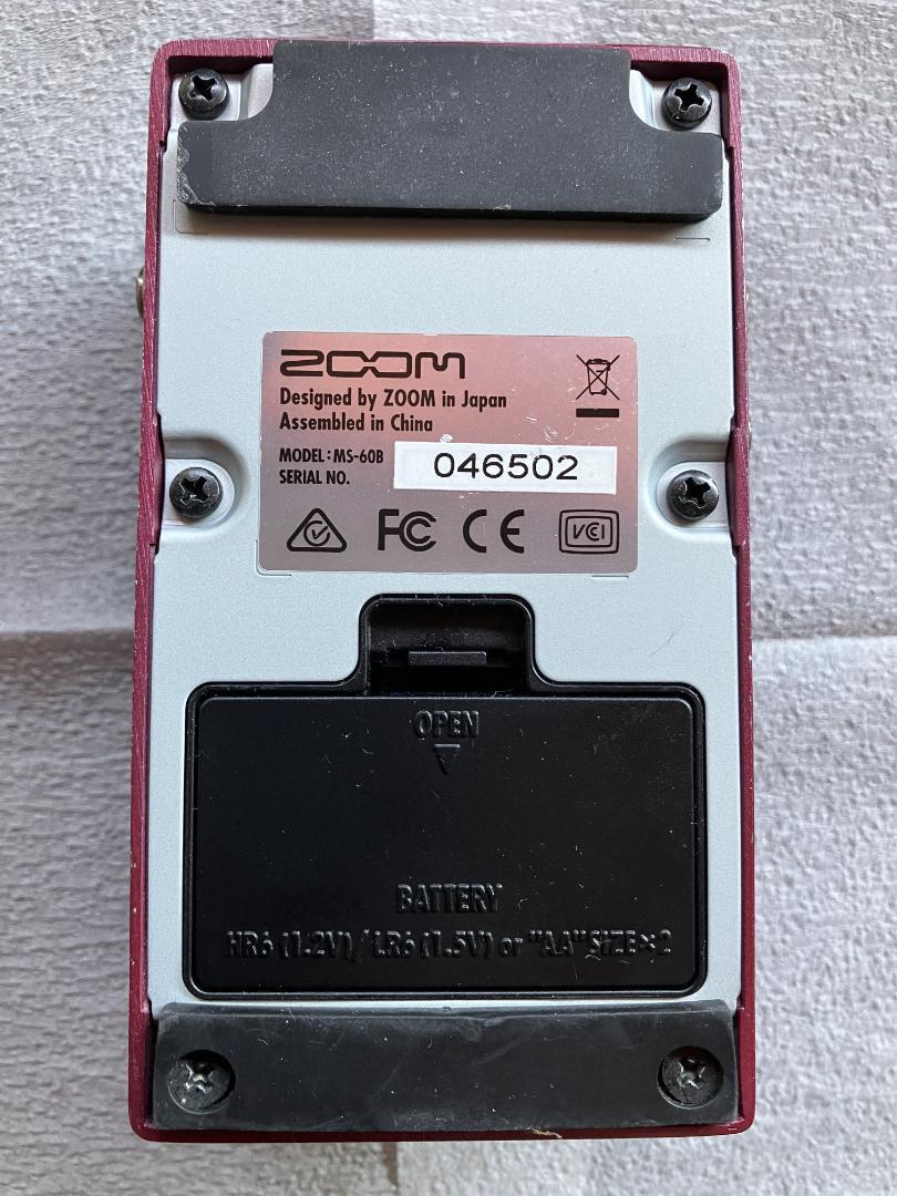 ZOOM MULTISTOMP MS-60B ベースエフェクター
