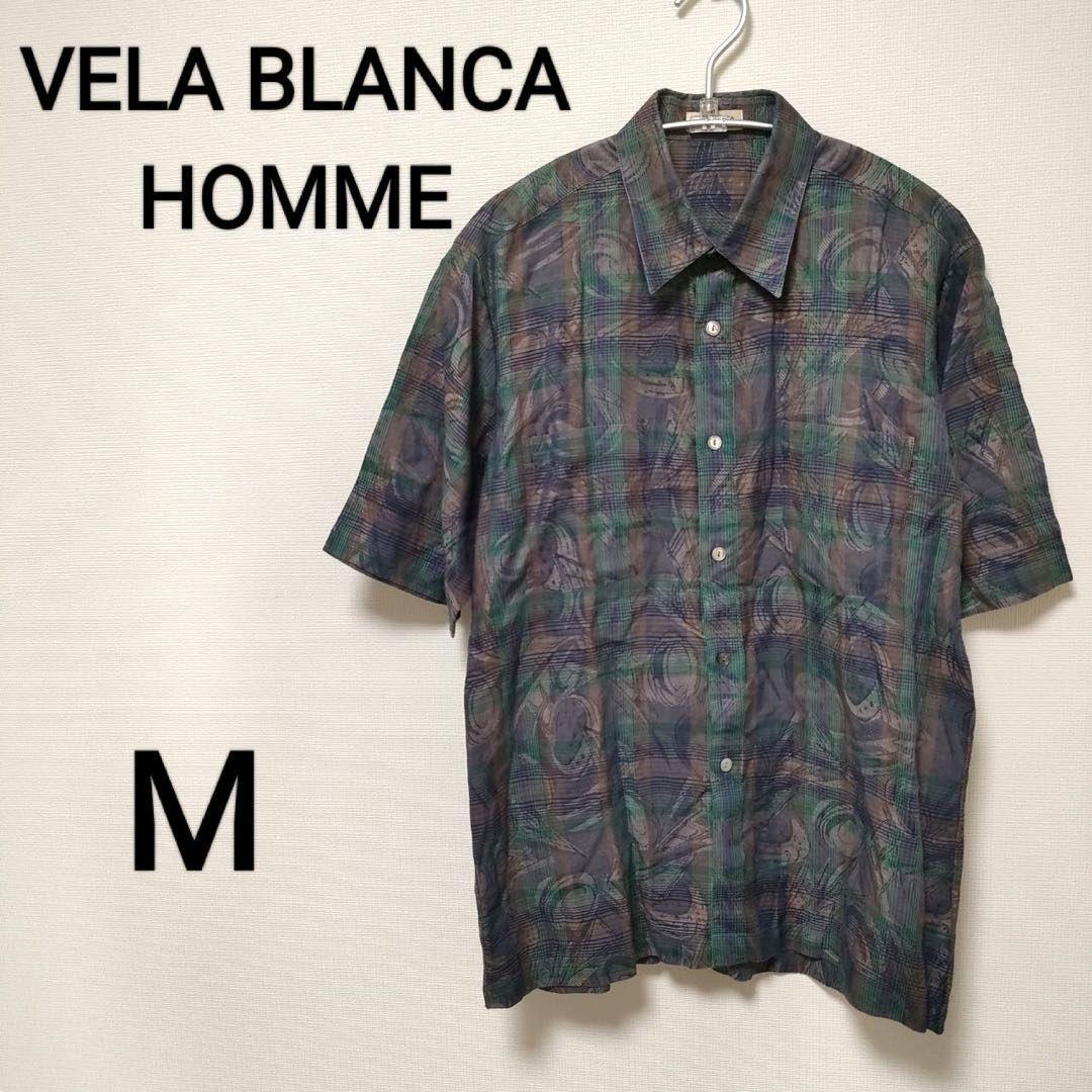 【VELA BLANCA HOMME】メンズヴィンテージシャツ レトロ 1809