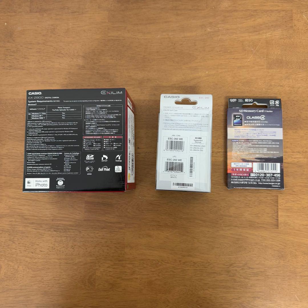 ● 新品未使用 CASIO EXILIM ZOOM EX-Z800 デジカメ