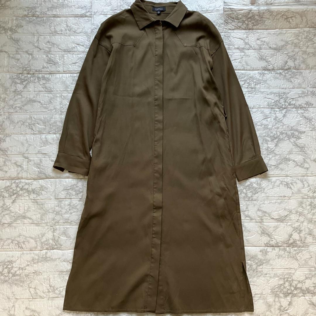 美品 バーニーズニューヨーク ロングワンピース 比翼 近年モデル サイズ40