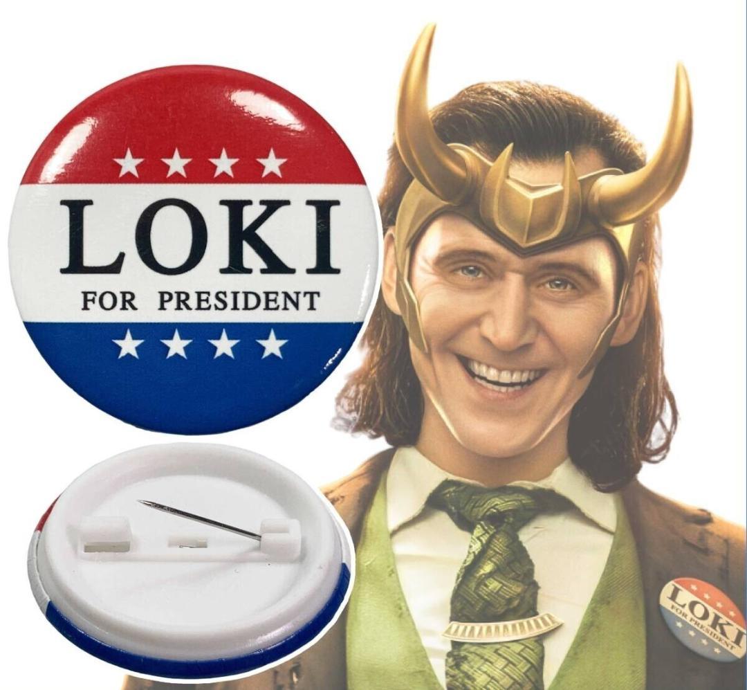 楽天 ロキ ロキを大統領に 缶バッジ アベンジャーズ/マイティ・ソー ピンズ・ピンバッジ・缶バッジ