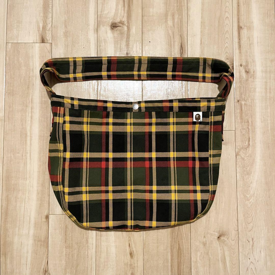 激レア！A BATHING APE “TARTAN CHECK”TOTE BAG