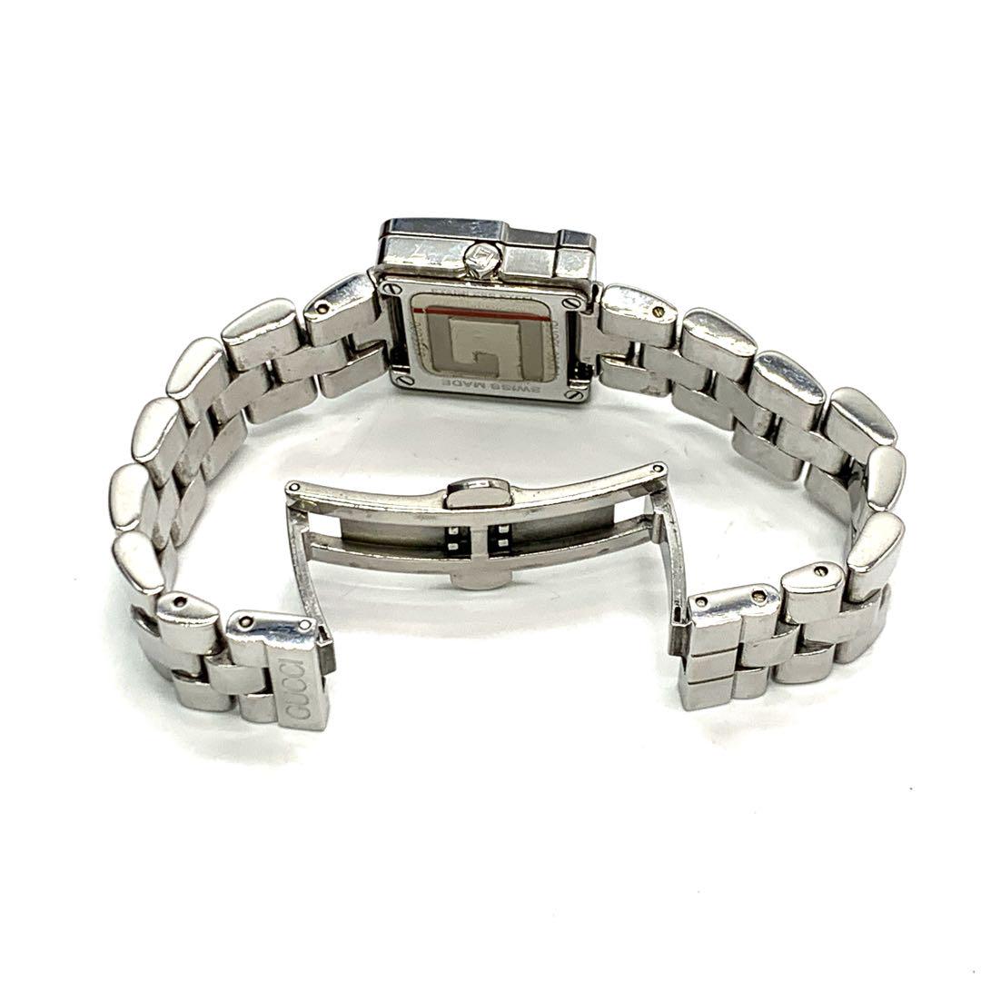 【稼働品】GUCCI グッチ Gウォッチ Gロゴ シルバー スクエア YF010
