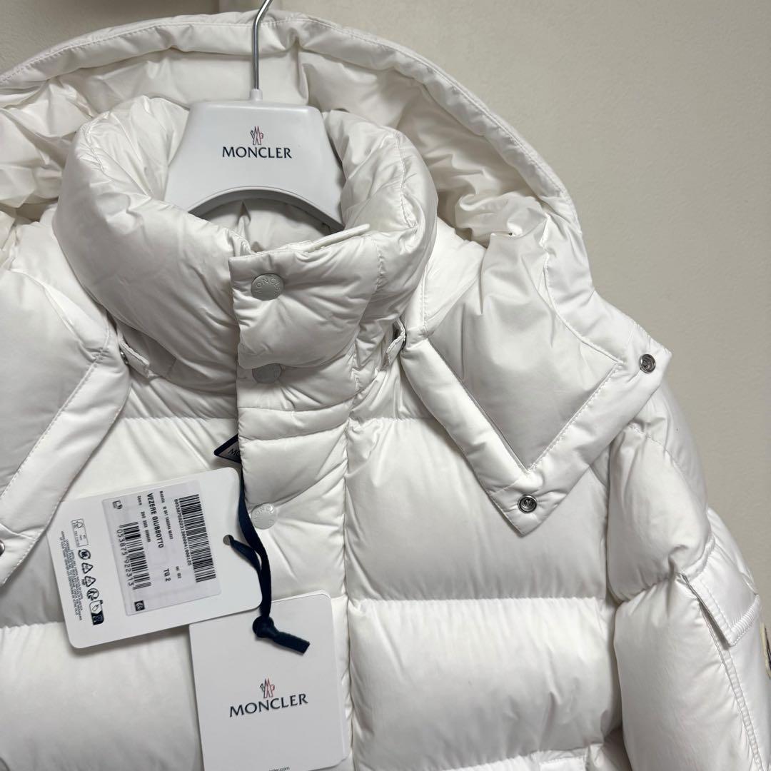 新品 MONCLER VEZERE ベゼル 確実正規品 ホワイト T2 メンズ