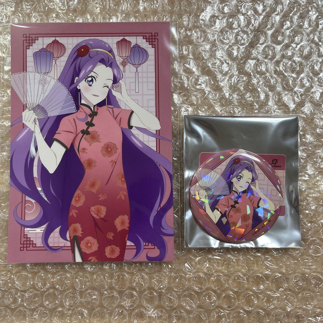 アイカツ チャイナドレス フェア 神崎美月 缶バッジ ポスト
