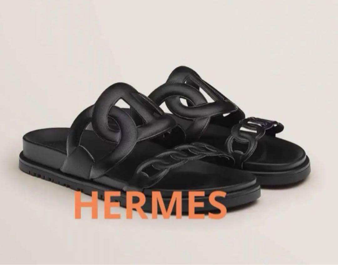 HERMES 新品 未使用 エクストラ エルメス 黒 24.5 38 24cm HERMES 新品 未使用 エクストラ エルメス 黒 24.5 38 24cm