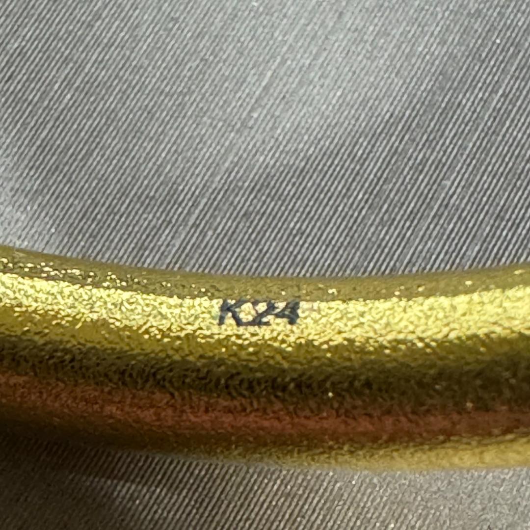 遺品整理 金 ゴールド ブレスレット K24 刻印