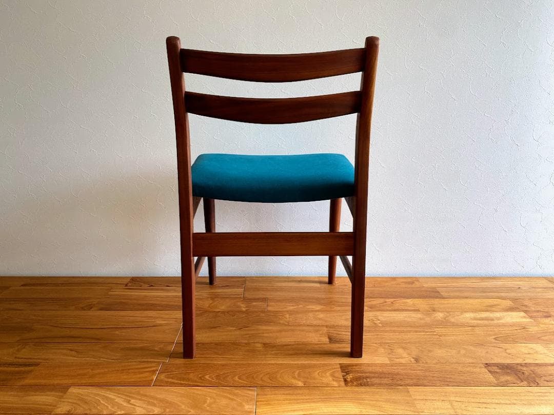 1970s イギリス チーク ラダーバックチェア 仕上済 1970s Jentique イギリス チーク ラダーバックチェア 仕上済 ②