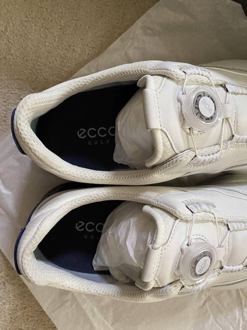 ☆美品☆ECCO メンズ　ゴルフシューズ　28センチ　白　ホワイト