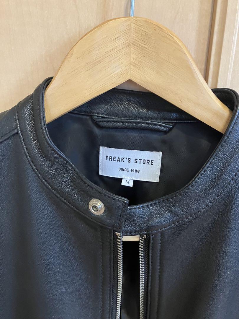FREAK'S STORE レザーシングルライダースジャケット M