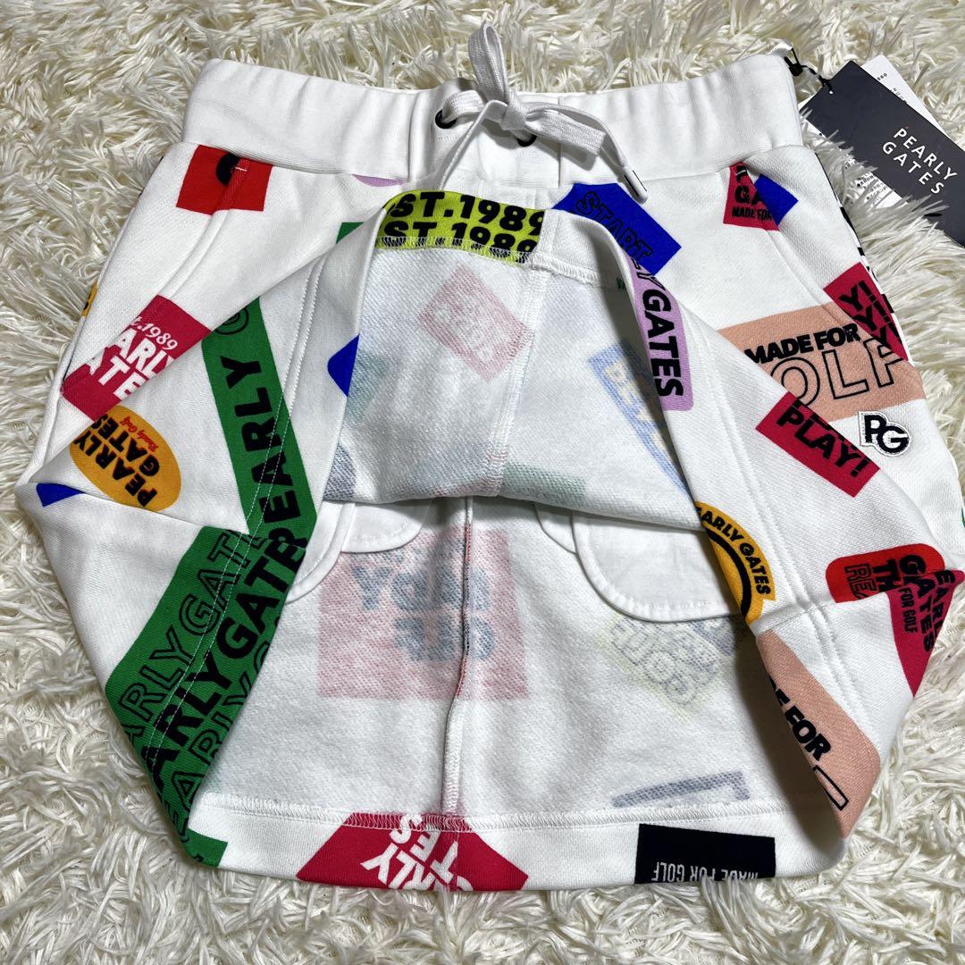 【美品】PEARLY GATES ストレッチミニスカート ゴルフウェア タグ付