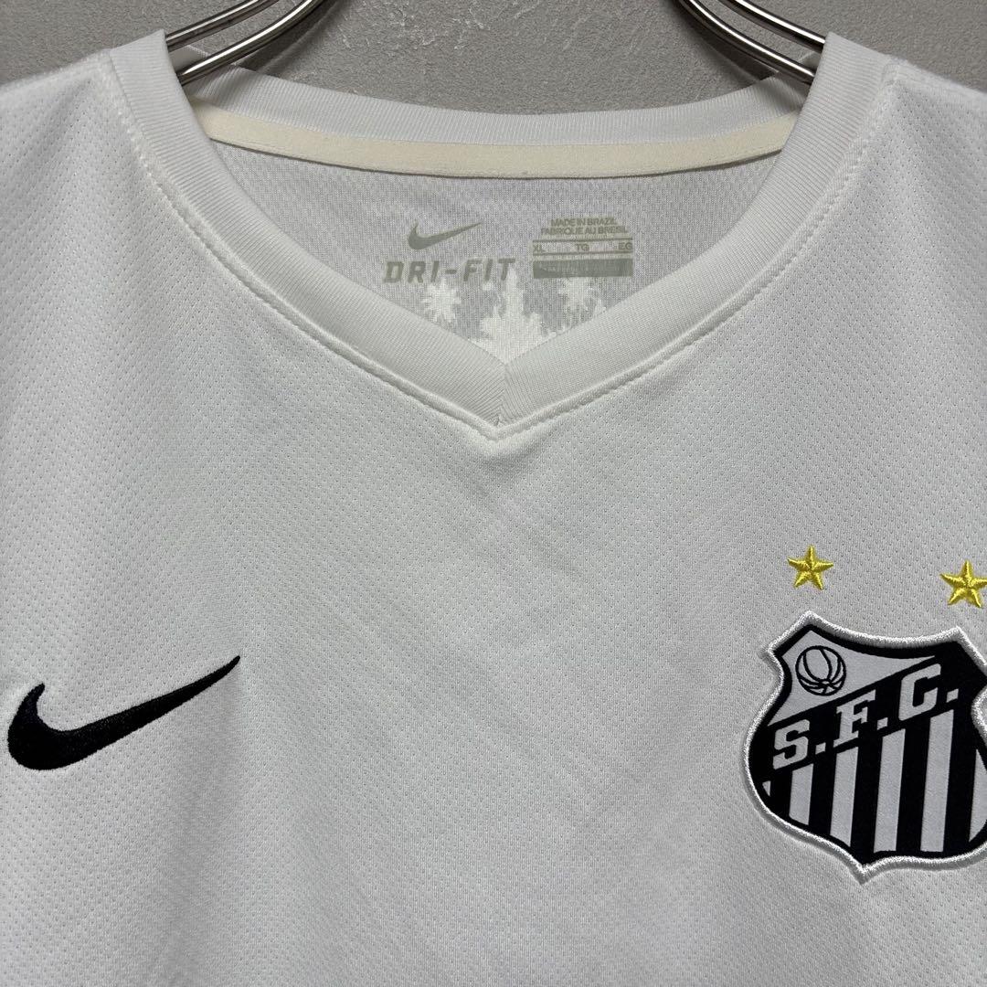 NIKEナイキ サントスFCユニフォーム 白 ホワイト XL SFCゲームシャツ