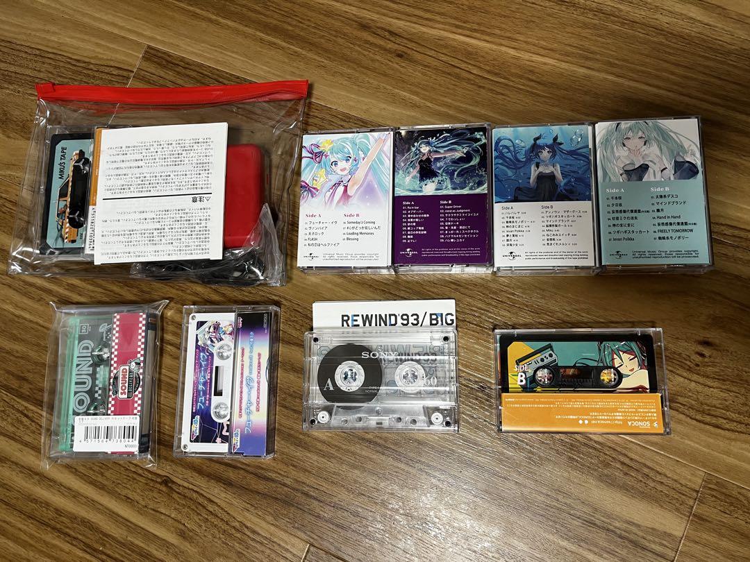 初音ミク カセットテープ カセットプレーヤー セット