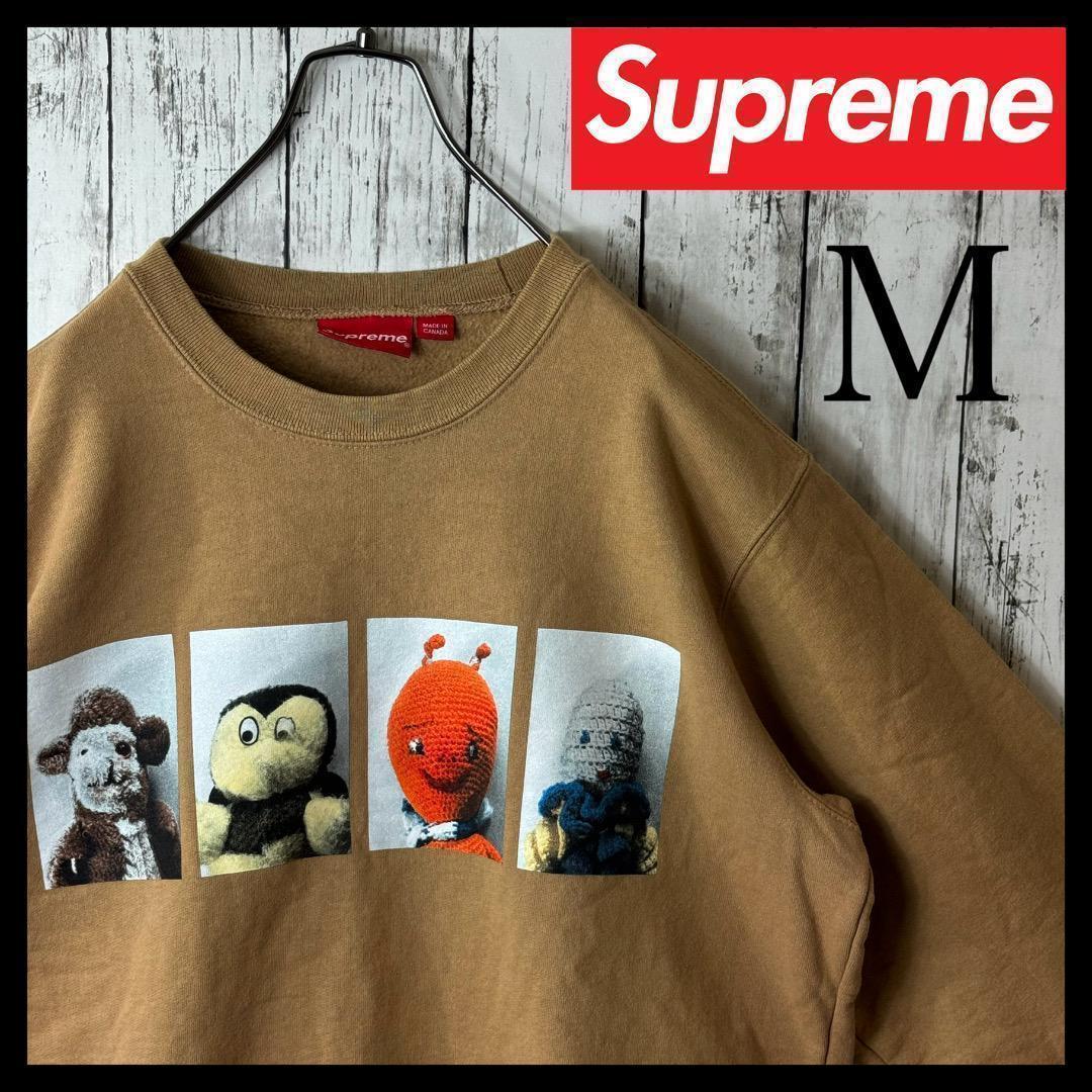 【希少】シュプリーム マイクケリー コラボ 人形 肖像画スウェット M ベージュ