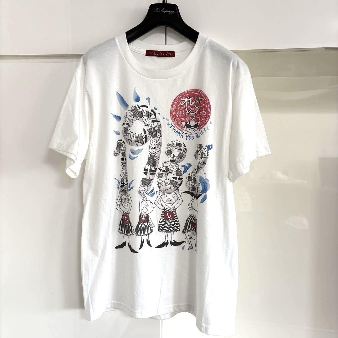 美品✨オレボレブラ ブタさん Tシャツ カットソー フリーサイズ アルベロベロ 良品 OLLEBOREBLA オレボレブラ アルベロベロ ぶたさん プリント