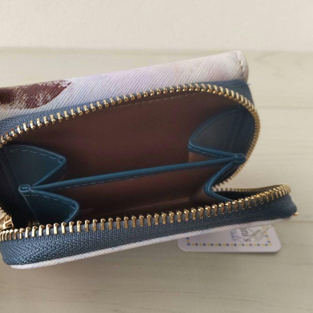 新品 レオレオニ ラウンドファスナー 折り財布 フレデリック