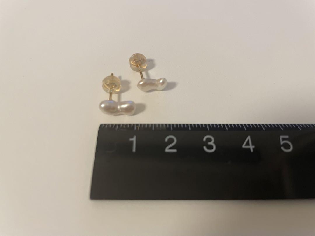 【美品】神保真珠商店　ピアス　K10
