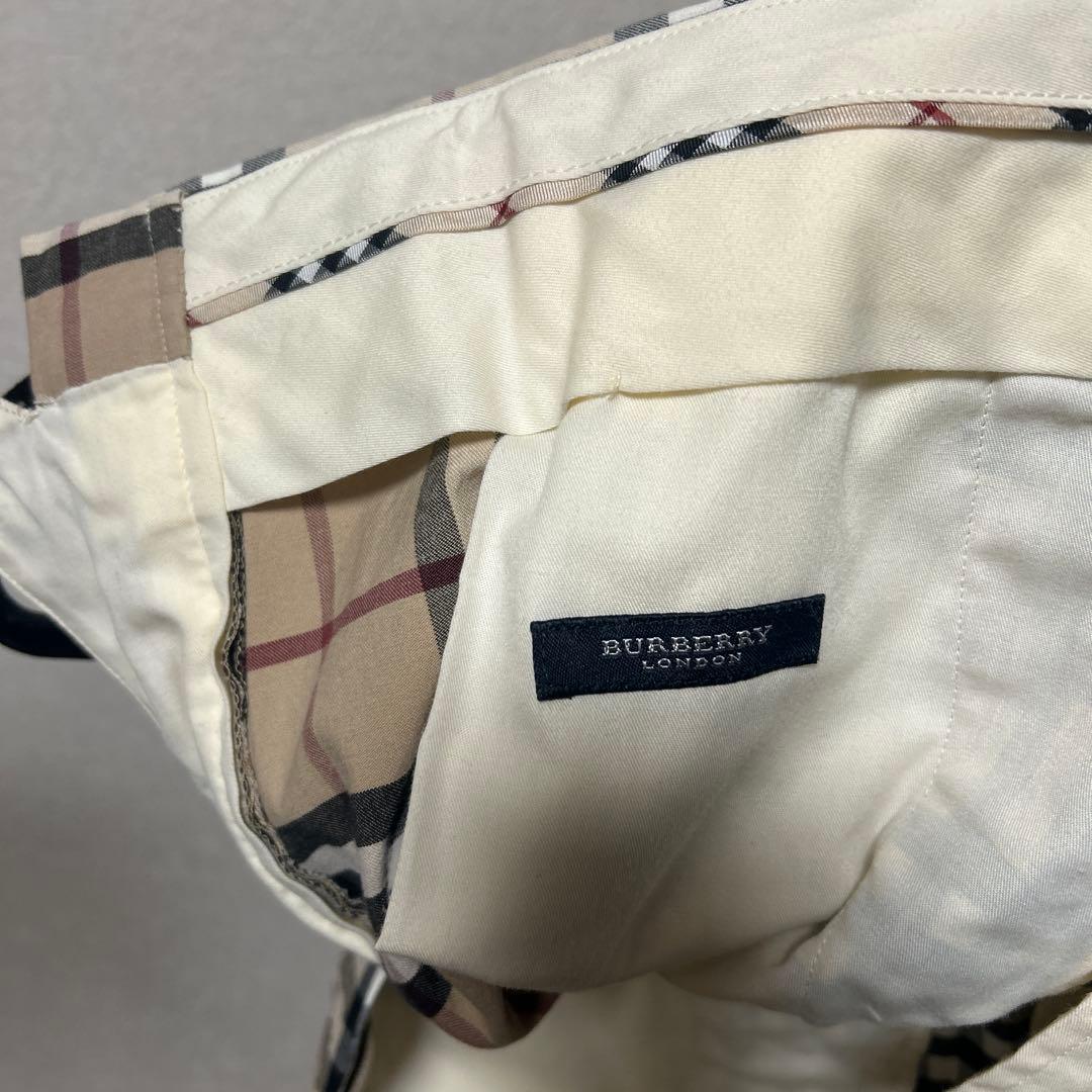 BURBERRY チェック柄スラックス ベージュ BURBERRY チェック柄スラックス ベージュ